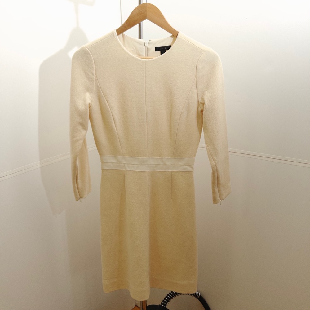 J Crew white dress
